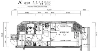 Verona武蔵関IILusso【2階】の間取り