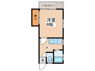 第二みのり荘【1階】の間取り