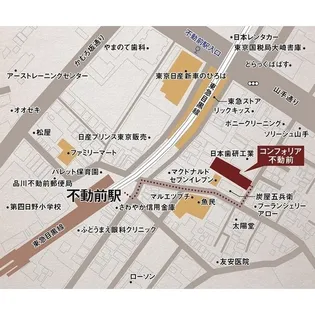 コンフォリア不動前【4階】の間取り