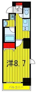 メインステージ上野【7階】の間取り