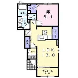 シェルビーII【1階】の間取り