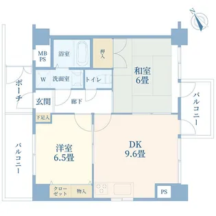 クリオ上尾弐番館【10階】の間取り