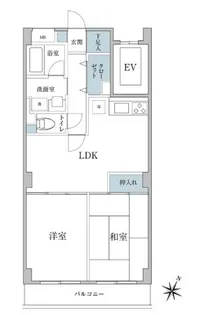 ヴェルフォーレ・W【2階】の間取り