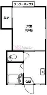 メゾン中田【2階】の間取り