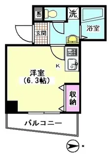 オアシス【2階】の間取り