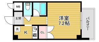 万里乃ビル【3階】の間取り