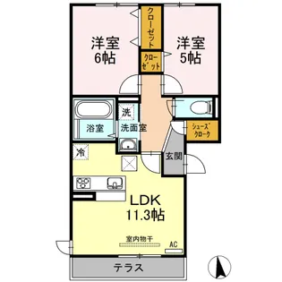 リル インフィニティ【2階】の間取り