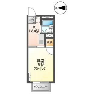 ヴィラ豊田【2階】の間取り
