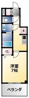 D.Clarest玉造【5階】の間取り