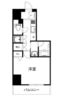 ハーモニーレジデンス田町♯002【6階】の間取り