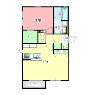Maison C’est la vie(メゾン・セ・ラヴィ)【2階】の間取り
