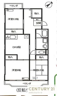 ペアシティ久喜弐番館【3階】の間取り