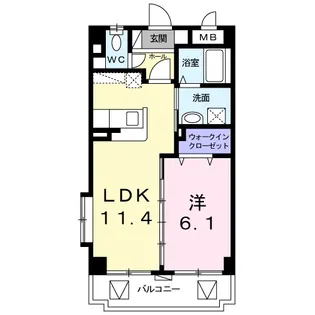 桜エターナル【1階】の間取り