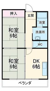 コーポラス中銀【3階】の間取り