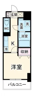 アーバンフラッツ千葉中央【5階】の間取り