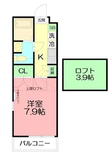 POPOLARE【2階】の間取り