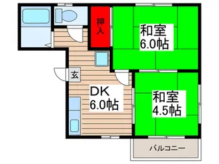 ベアマンション【2階】の間取り