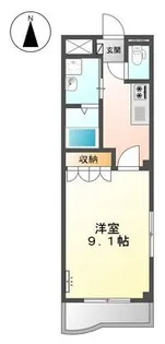 アーバニィ・ユウ【2階】の間取り