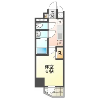 プレサンス四日市諏訪町ブライタス【7階】の間取り