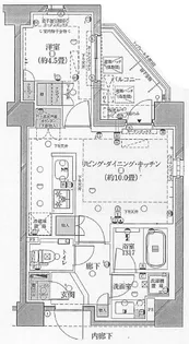プリマシュロス文京本駒込【2階】の間取り