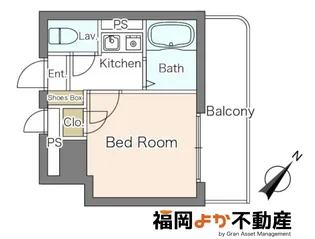 ノアーズアーク博多駅前【3階】の間取り