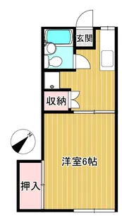 フェリース峰山【2階】の間取り