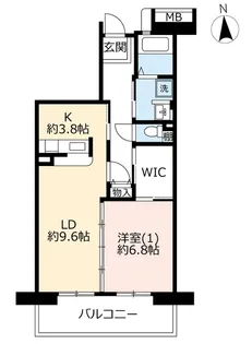 UR戸田【6階】の間取り