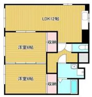 メゾン筑紫【4階】の間取り