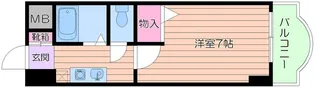 ノルデンハイム小松【7階】の間取り