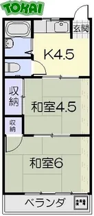 マンション自由ヶ丘【1階】の間取り