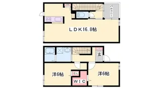 サンフローラ【2階】の間取り