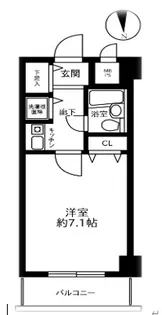 ライオンズプラザ府中是政駅前【4階】の間取り