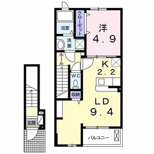 プレシャスM【2階】の間取り