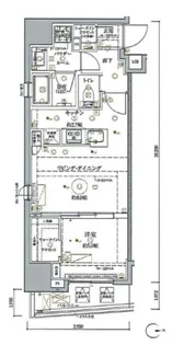 クレイシア秋葉原ラグゼスウィート【12階】の間取り