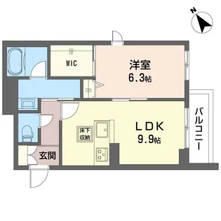 ソノルム【1階】の間取り