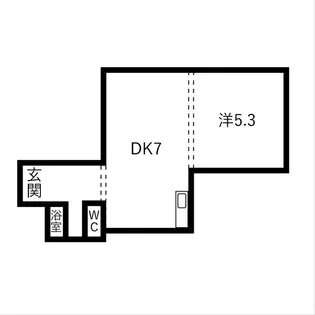 琴似ドムール【2階】の間取り