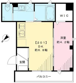 ビューノ大崎【2階】の間取り