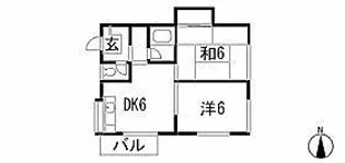 ハイツ雅【2階】の間取り