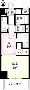 アベニュー白河【9階】の間取り