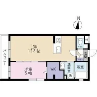 ライム海老塚【3階】の間取り