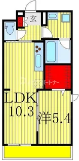 メゾンボヌール【5階】の間取り