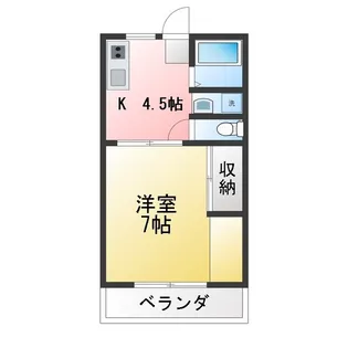 ダンケタカミヤ I【2階】の間取り