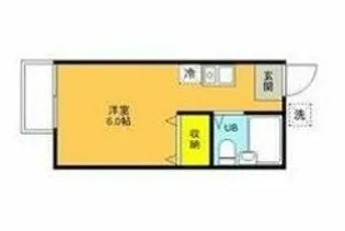 ミキハイツ【2階】の間取り