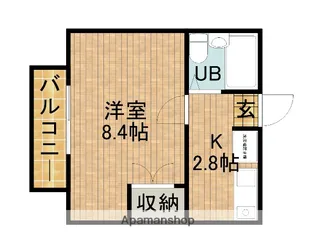 コーポ松本A【1階】の間取り
