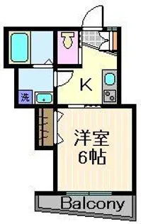 YMC五反野【2階】の間取り
