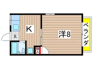 レピュ-ト遠西【1階】の間取り