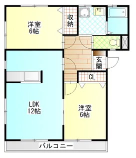 エクセル【1階】の間取り