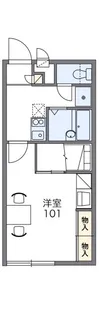 レオパレスBlue Eye【2階】の間取り