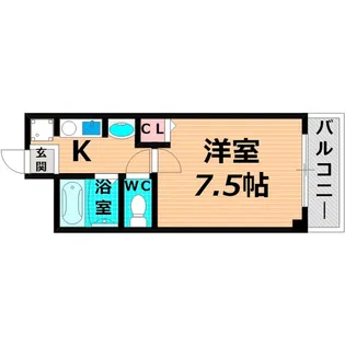 シャンテ21【3階】の間取り