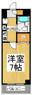 第二アビタシオン浅倉【6階】の間取り